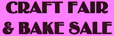 Preview of Craft & Bake Fair 2013